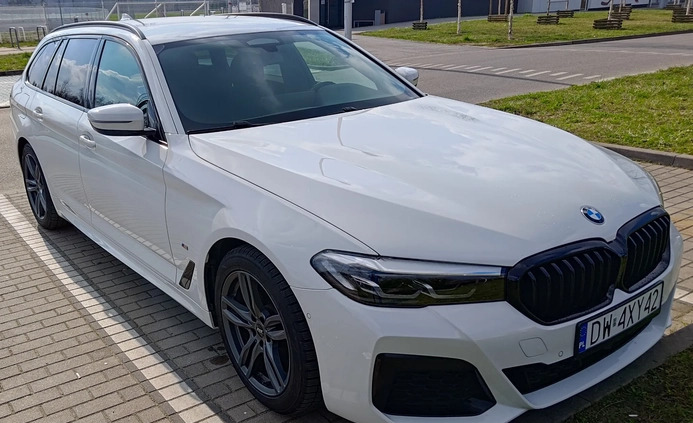 BMW Seria 5 cena 179998 przebieg: 95060, rok produkcji 2021 z Wrocław małe 301